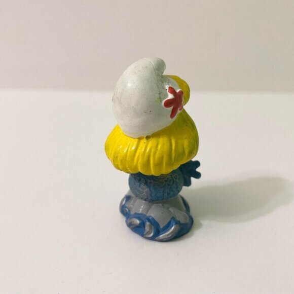 Vtg Mermaid Smurfette Smurf Figure PVC Display Smurfs Toy Schleich W Germany - Picture 3 of 14